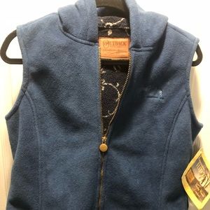 Women’s Outback Fleece Hooded Vest New